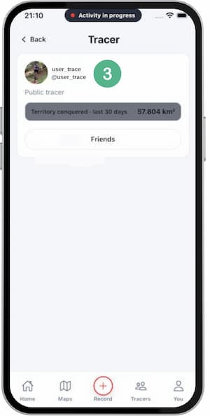 Tracers screen screenshot 2